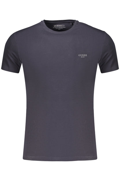 GUESS JEANS T-SHIRT MANICHE CORTE UOMO BLU