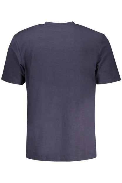 GUESS JEANS T-SHIRT MANICHE CORTE UOMO BLU