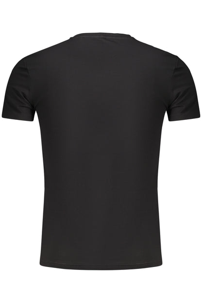 GUESS JEANS T-SHIRT MANICHE CORTE UOMO NERO