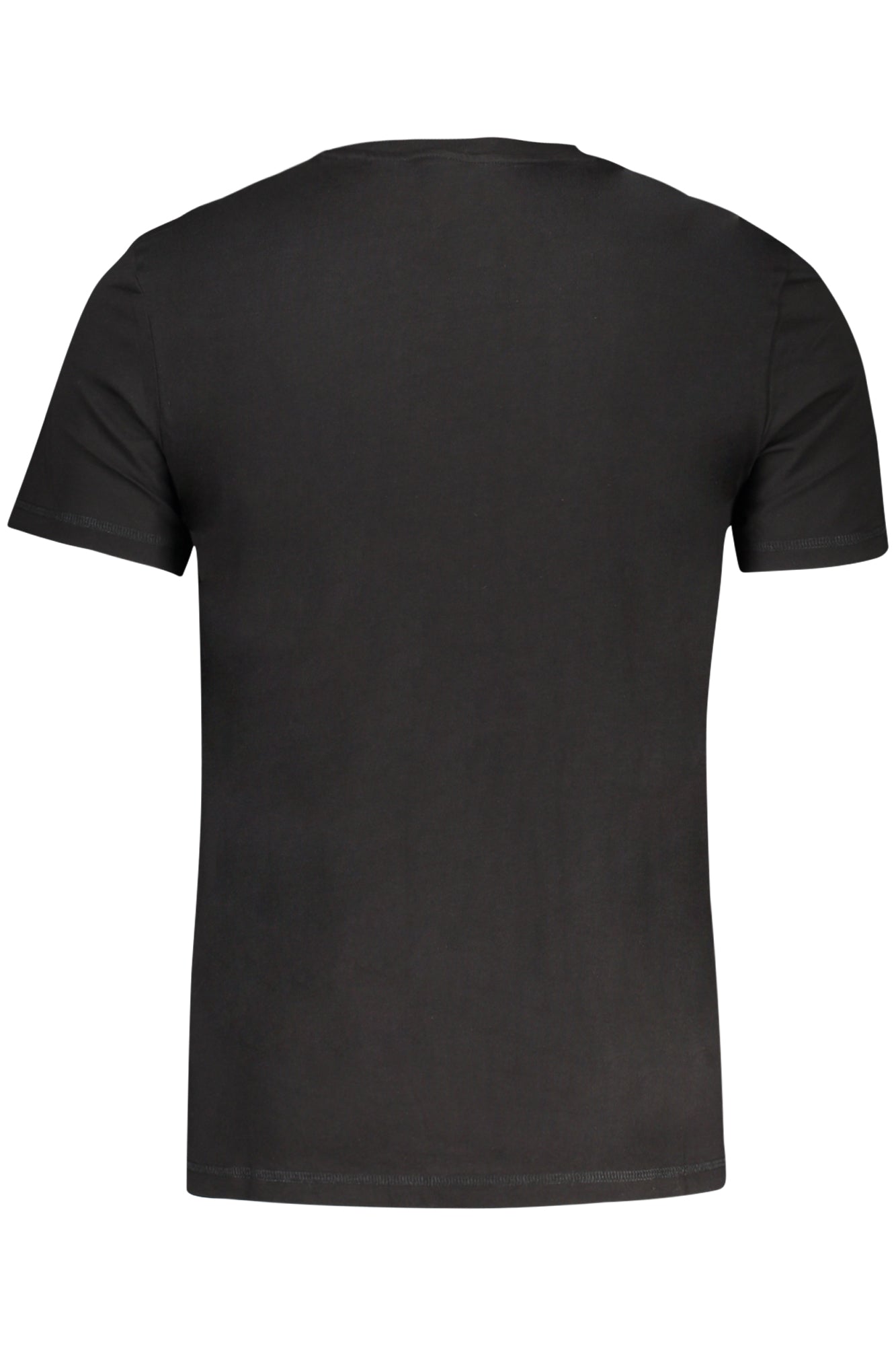 GUESS JEANS T-SHIRT MANICHE CORTE UOMO NERO
