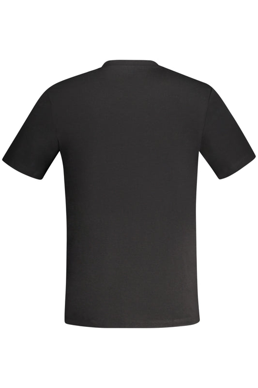 GUESS JEANS T-SHIRT MANICHE CORTE UOMO NERO