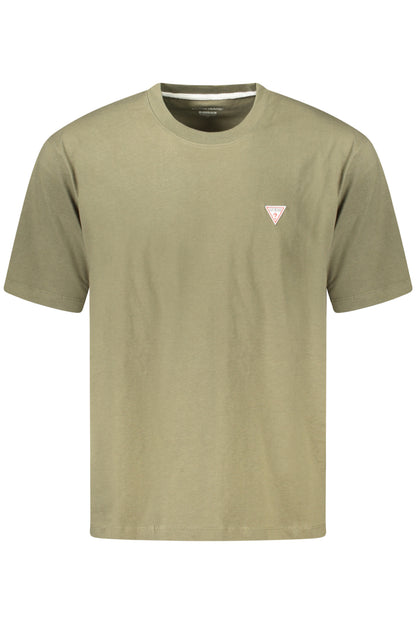 GUESS JEANS T-SHIRT MANICHE CORTE UOMO VERDE