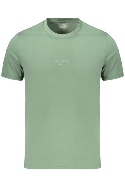 GUESS JEANS T-SHIRT MANICHE CORTE UOMO VERDE