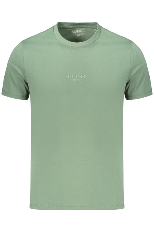 GUESS JEANS T-SHIRT MANICHE CORTE UOMO VERDE