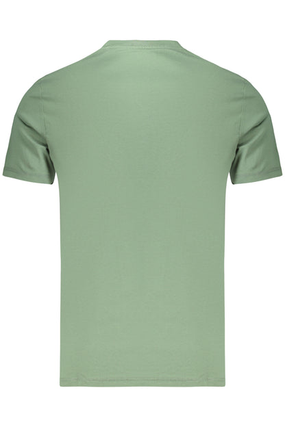 GUESS JEANS T-SHIRT MANICHE CORTE UOMO VERDE