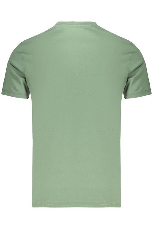 GUESS JEANS T-SHIRT MANICHE CORTE UOMO VERDE