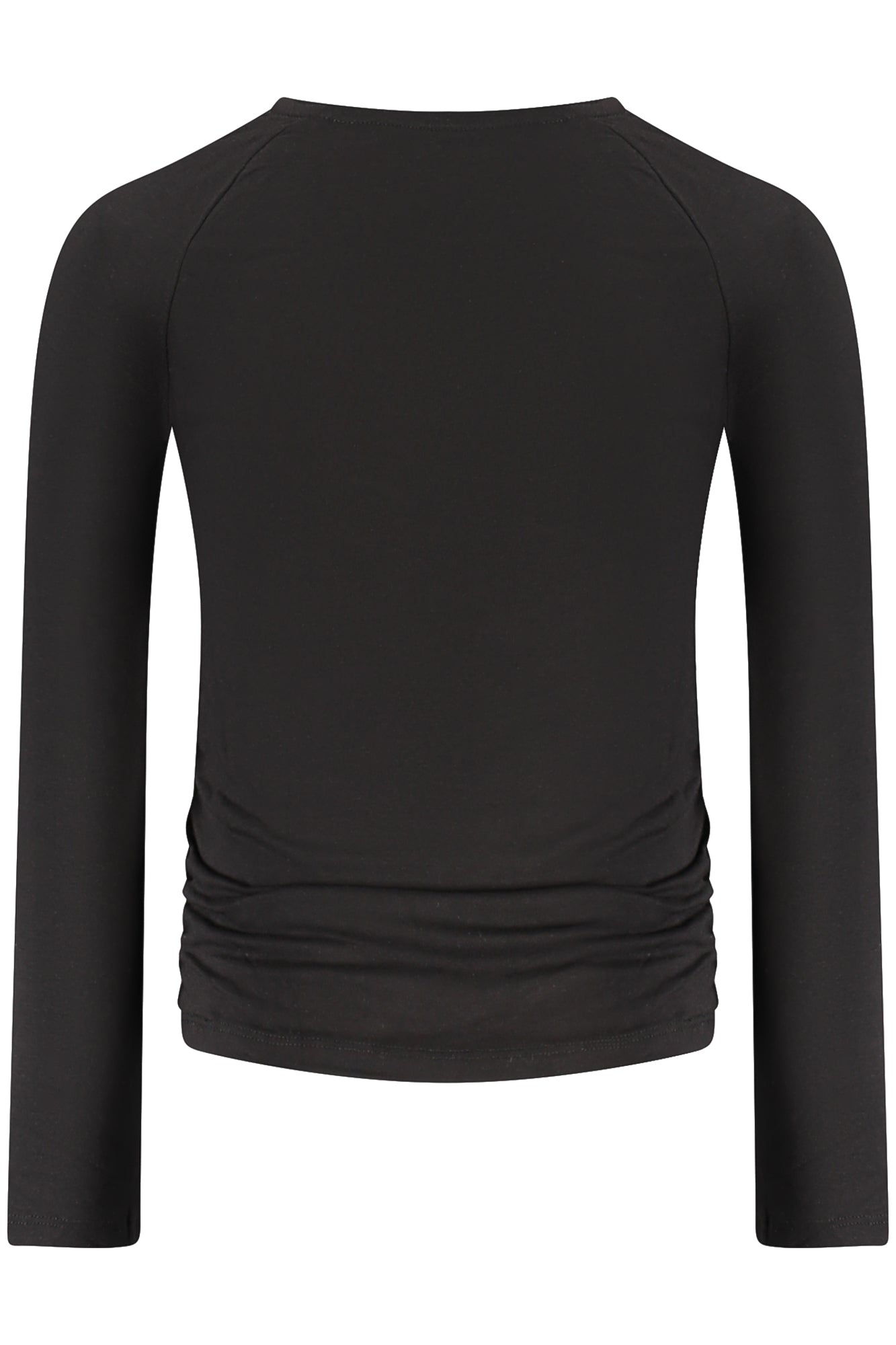 GUESS JEANS T-SHIRT MANICHE LUNGHE BAMBINA NERO