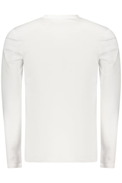 GUESS JEANS T-SHIRT MANICHE LUNGHE UOMO BIANCO