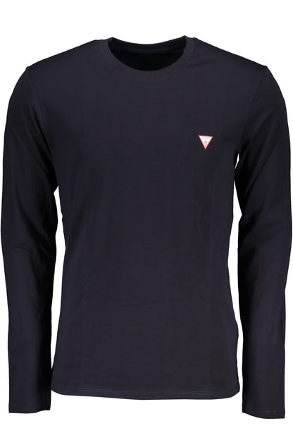 GUESS JEANS T-SHIRT MANICHE LUNGHE UOMO BLU