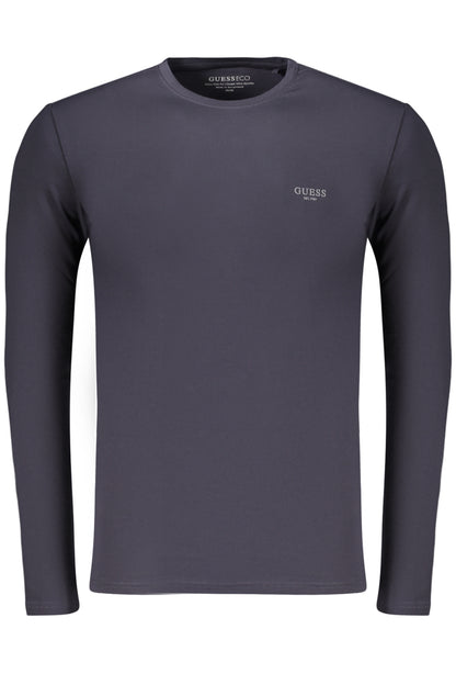 GUESS JEANS T-SHIRT MANICHE LUNGHE UOMO BLU