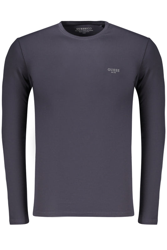 GUESS JEANS T-SHIRT MANICHE LUNGHE UOMO BLU