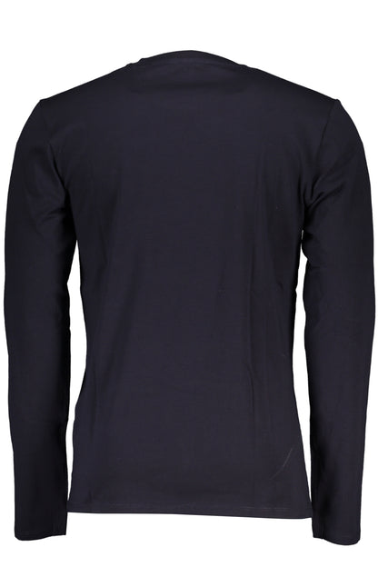 GUESS JEANS T-SHIRT MANICHE LUNGHE UOMO BLU