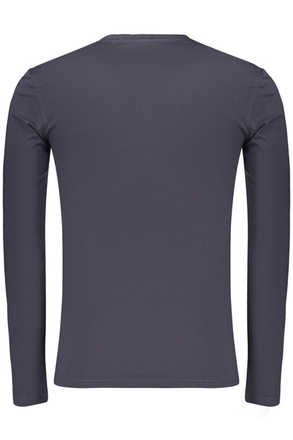 GUESS JEANS T-SHIRT MANICHE LUNGHE UOMO BLU