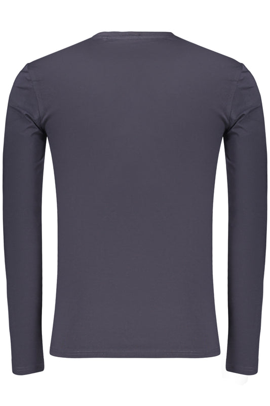 GUESS JEANS T-SHIRT MANICHE LUNGHE UOMO BLU