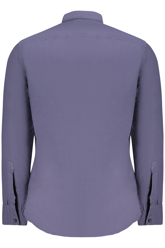 BOSS HUGO BOSS CAMICIA MANICHE LUNGHE UOMO BLU