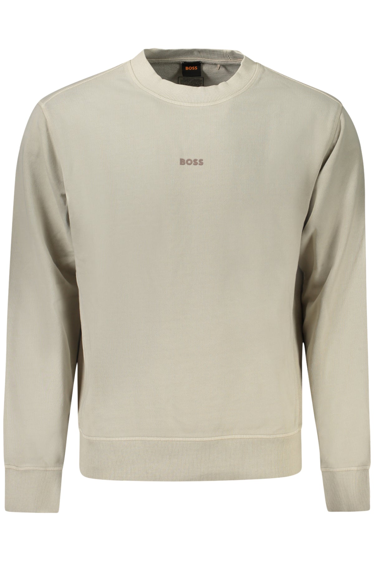 BOSS HUGO BOSS FELPA SENZA ZIP UOMO BEIGE