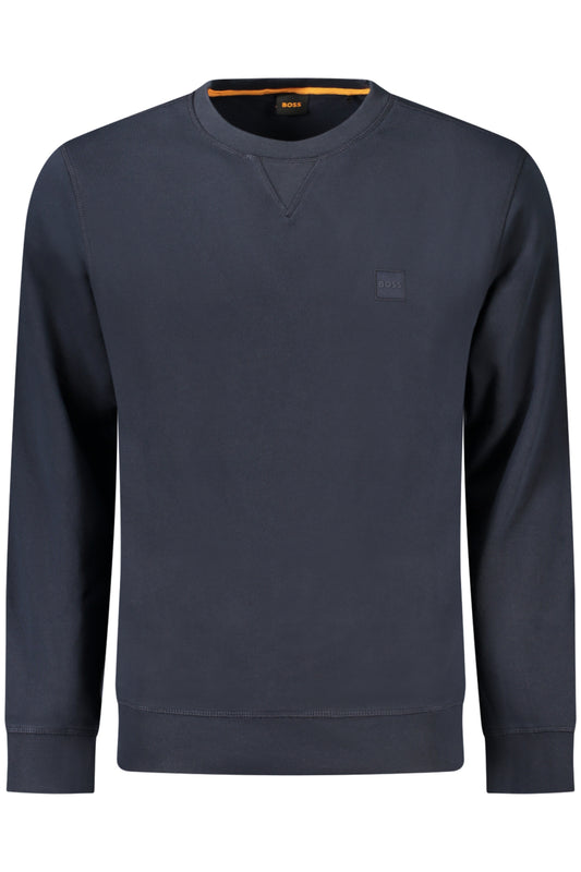 BOSS HUGO BOSS FELPA SENZA ZIP UOMO BLU