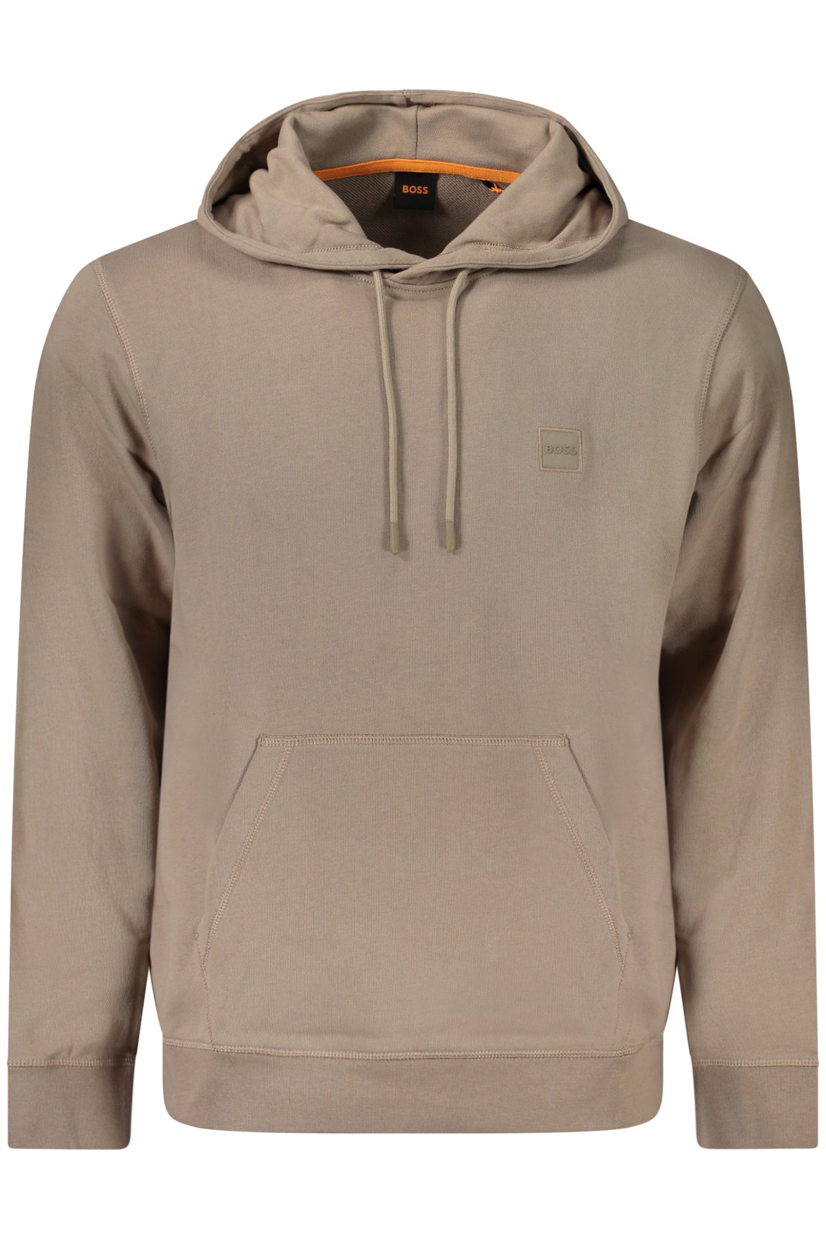 BOSS HUGO BOSS FELPA SENZA ZIP UOMO MARRONE