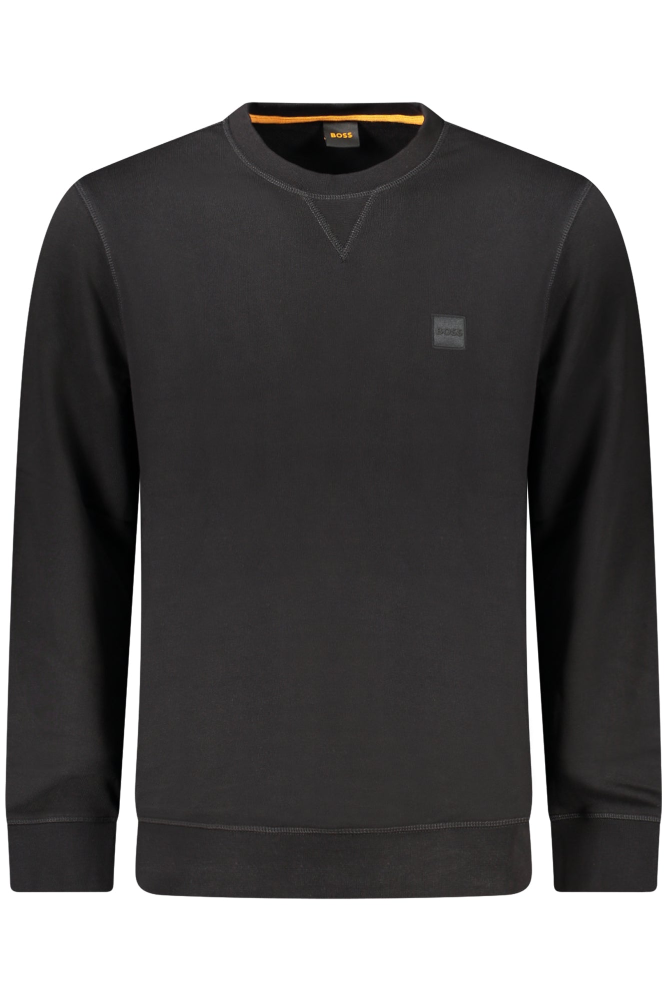 BOSS HUGO BOSS FELPA SENZA ZIP UOMO NERO