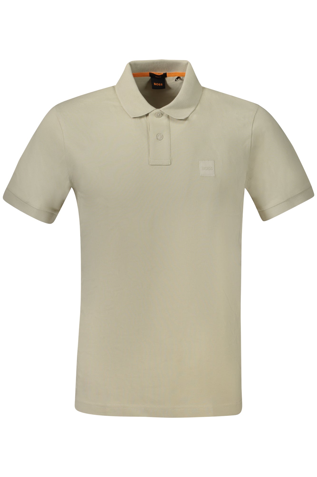 BOSS HUGO BOSS POLO MANICHE CORTE UOMO BEIGE