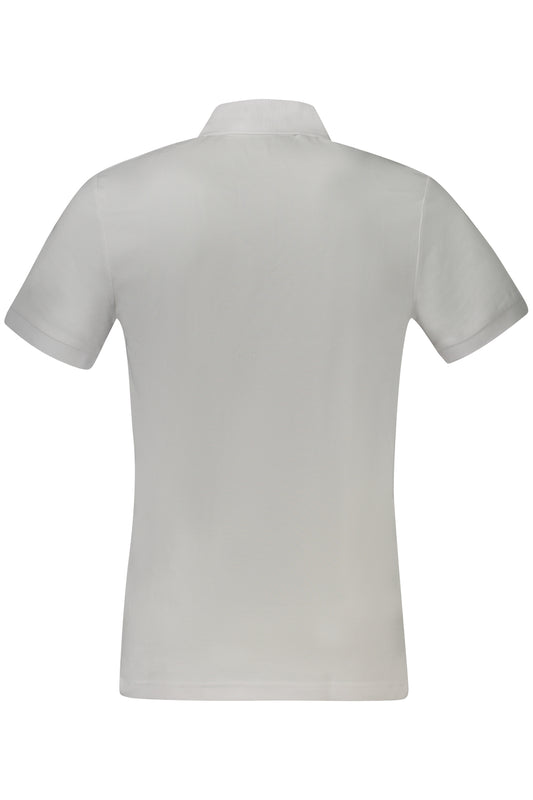 BOSS HUGO BOSS POLO MANICHE CORTE UOMO BIANCO