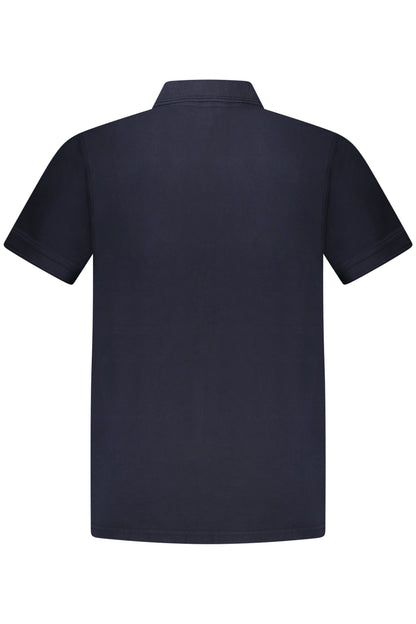 BOSS HUGO BOSS POLO MANICHE CORTE UOMO BLU