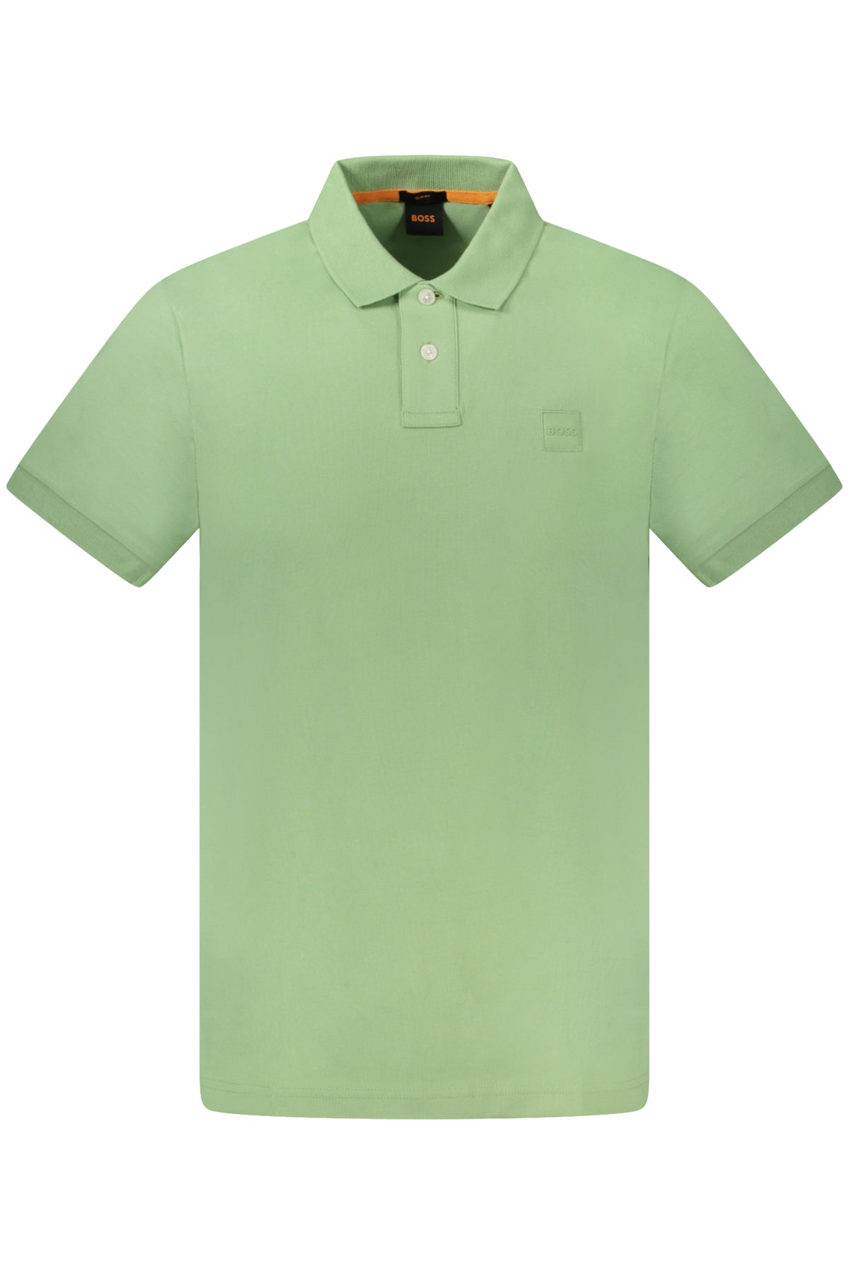 BOSS HUGO BOSS POLO MANICHE CORTE UOMO VERDE