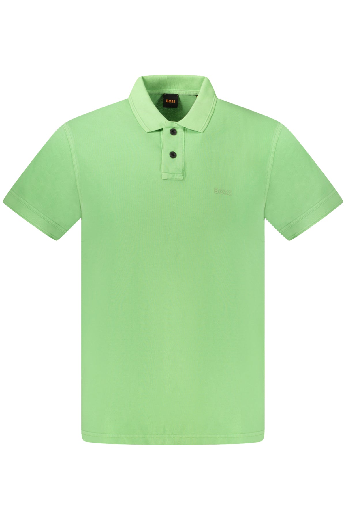 BOSS HUGO BOSS POLO MANICHE CORTE UOMO VERDE