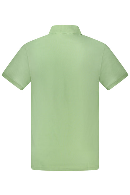 BOSS HUGO BOSS POLO MANICHE CORTE UOMO VERDE