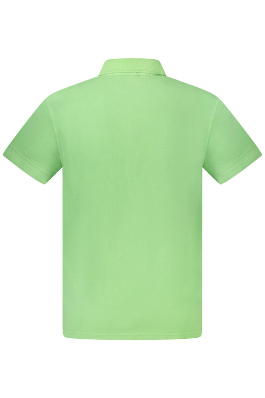 BOSS HUGO BOSS POLO MANICHE CORTE UOMO VERDE