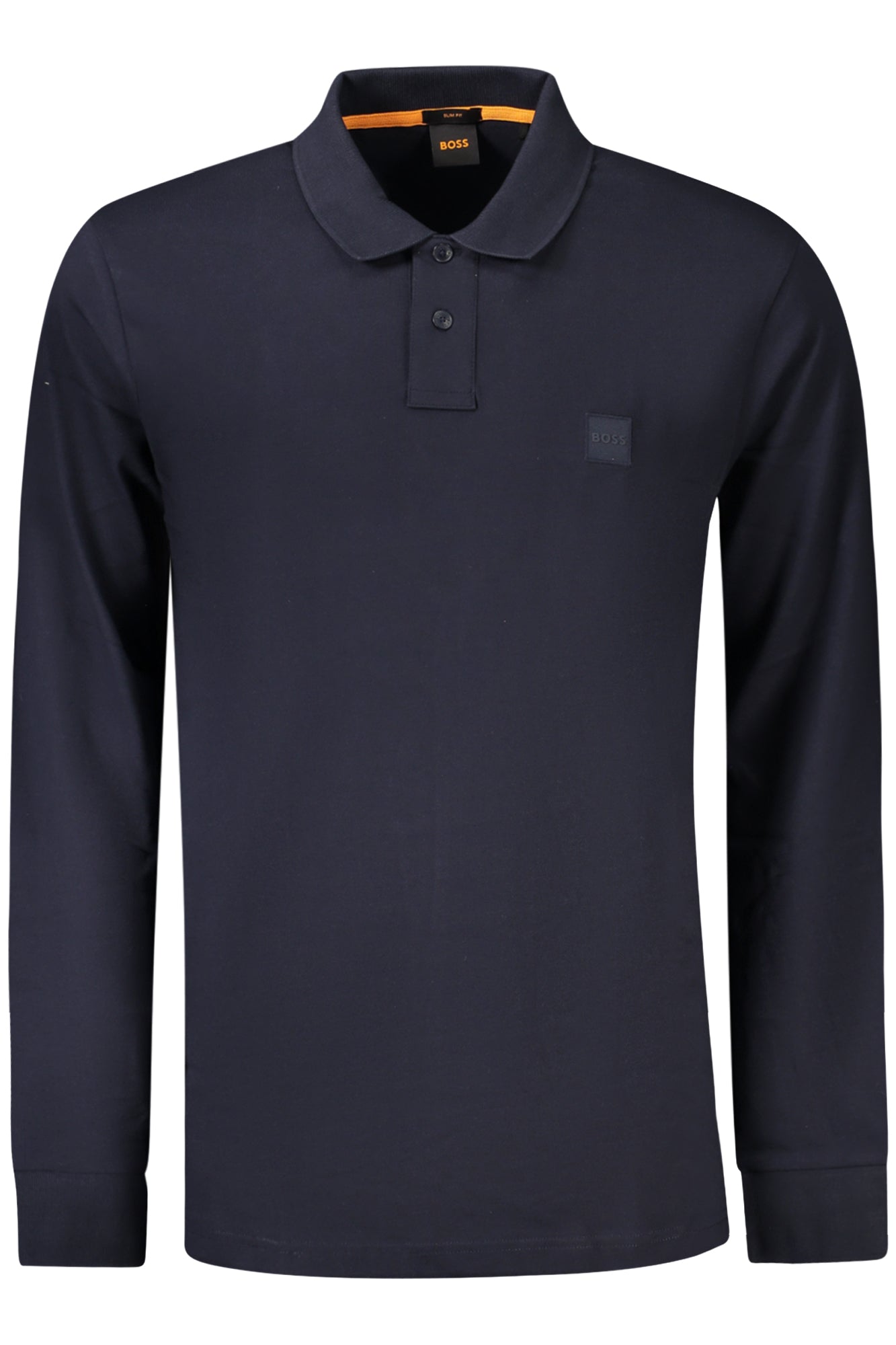 BOSS HUGO BOSS POLO MANICHE LUNGHE UOMO BLU