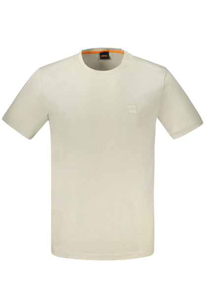 BOSS HUGO BOSS T-SHIRT MANICHE CORTE UOMO BEIGE