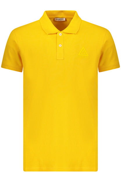 ICEBERG POLO MANICHE CORTE UOMO GIALLO