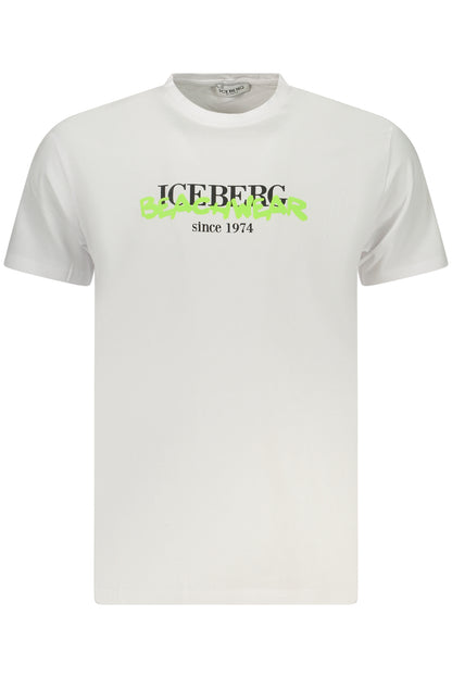 ICEBERG T-SHIRT MANICHE CORTE UOMO BIANCO