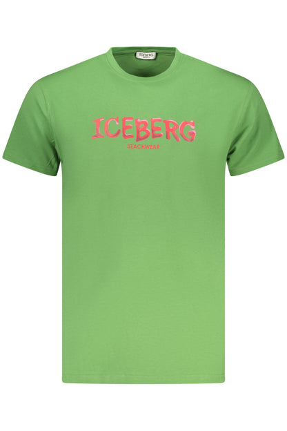 ICEBERG T-SHIRT MANICHE CORTE UOMO VERDE