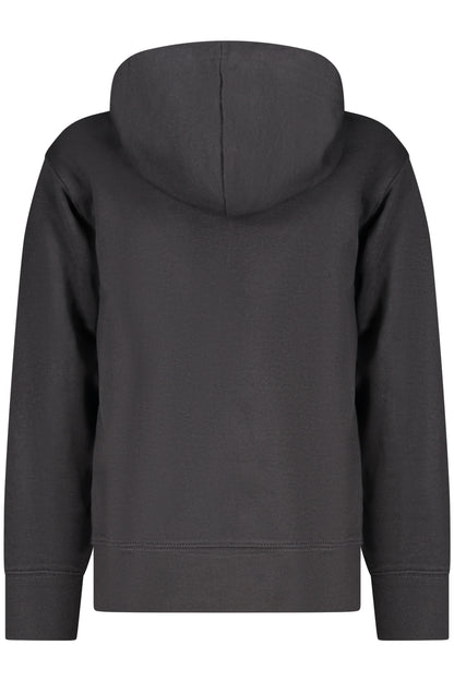 JORDAN FELPA CON ZIP BAMBINO NERO