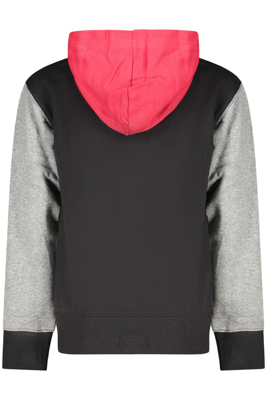 JORDAN FELPA CON ZIP BAMBINO NERO