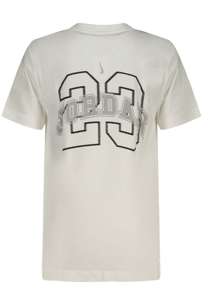 JORDAN T-SHIRT MANICHE CORTE BAMBINO BIANCO