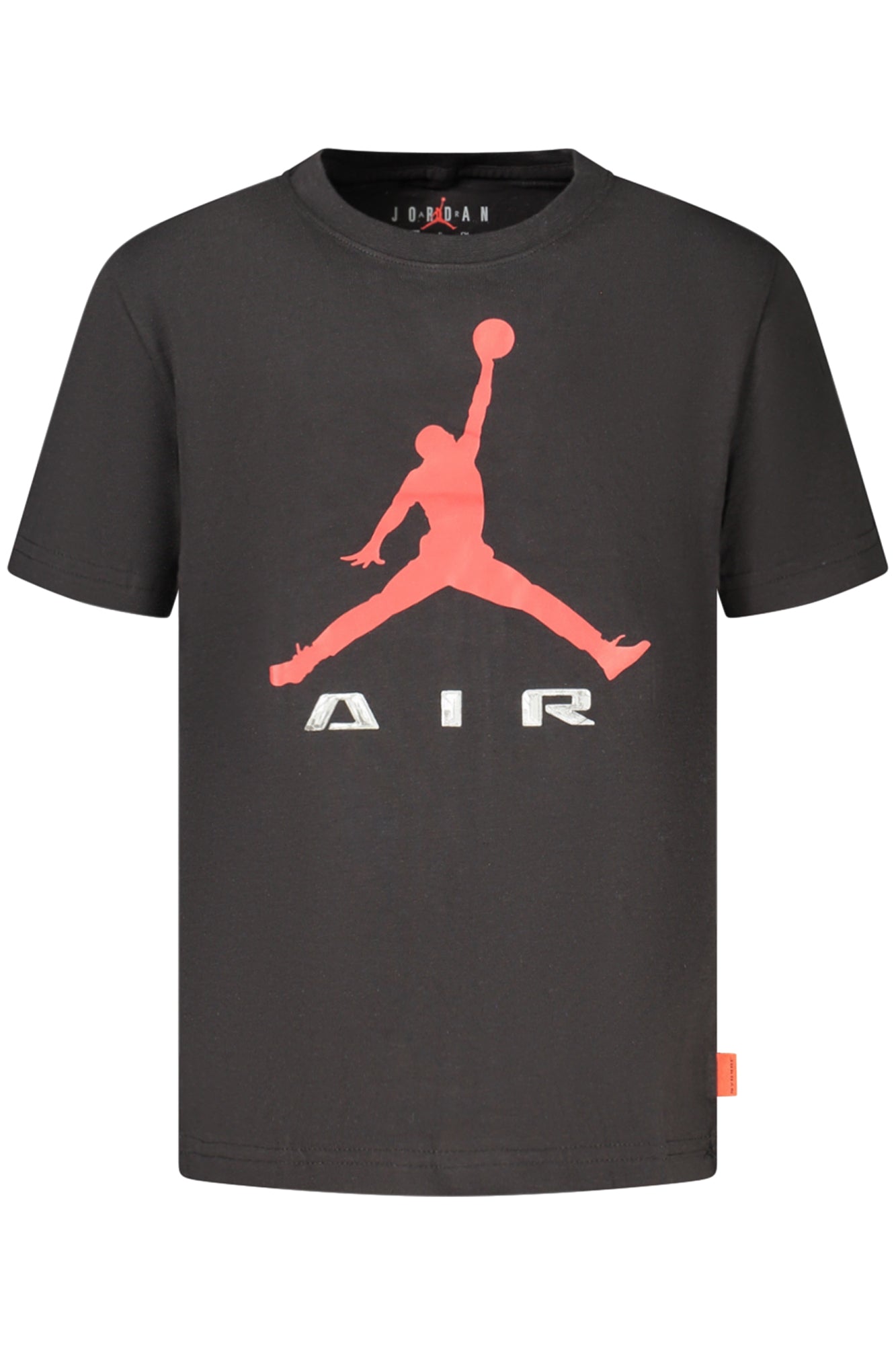JORDAN T-SHIRT MANICHE CORTE BAMBINO NERO