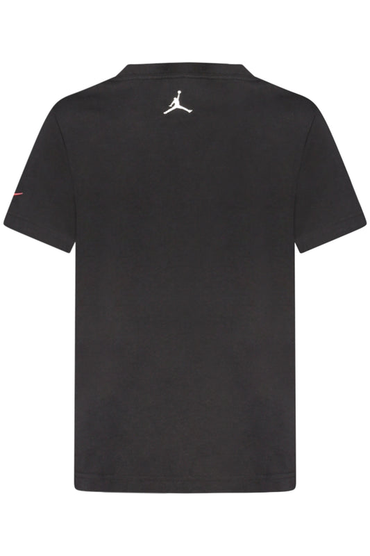 JORDAN T-SHIRT MANICHE CORTE BAMBINO NERO