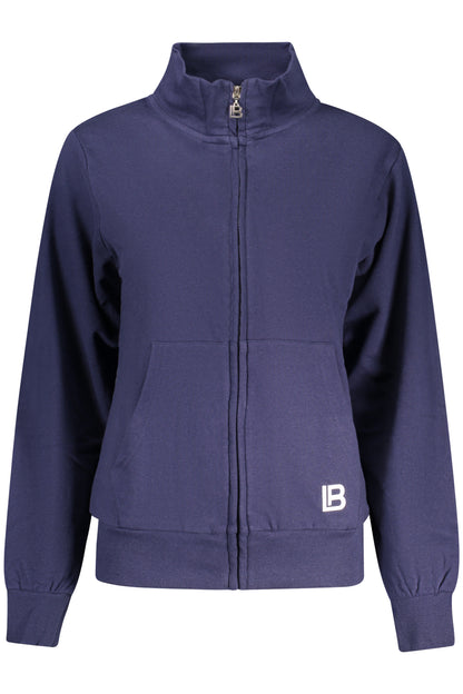 LAURA BIAGIOTTI FELPA CON ZIP DONNA BLU