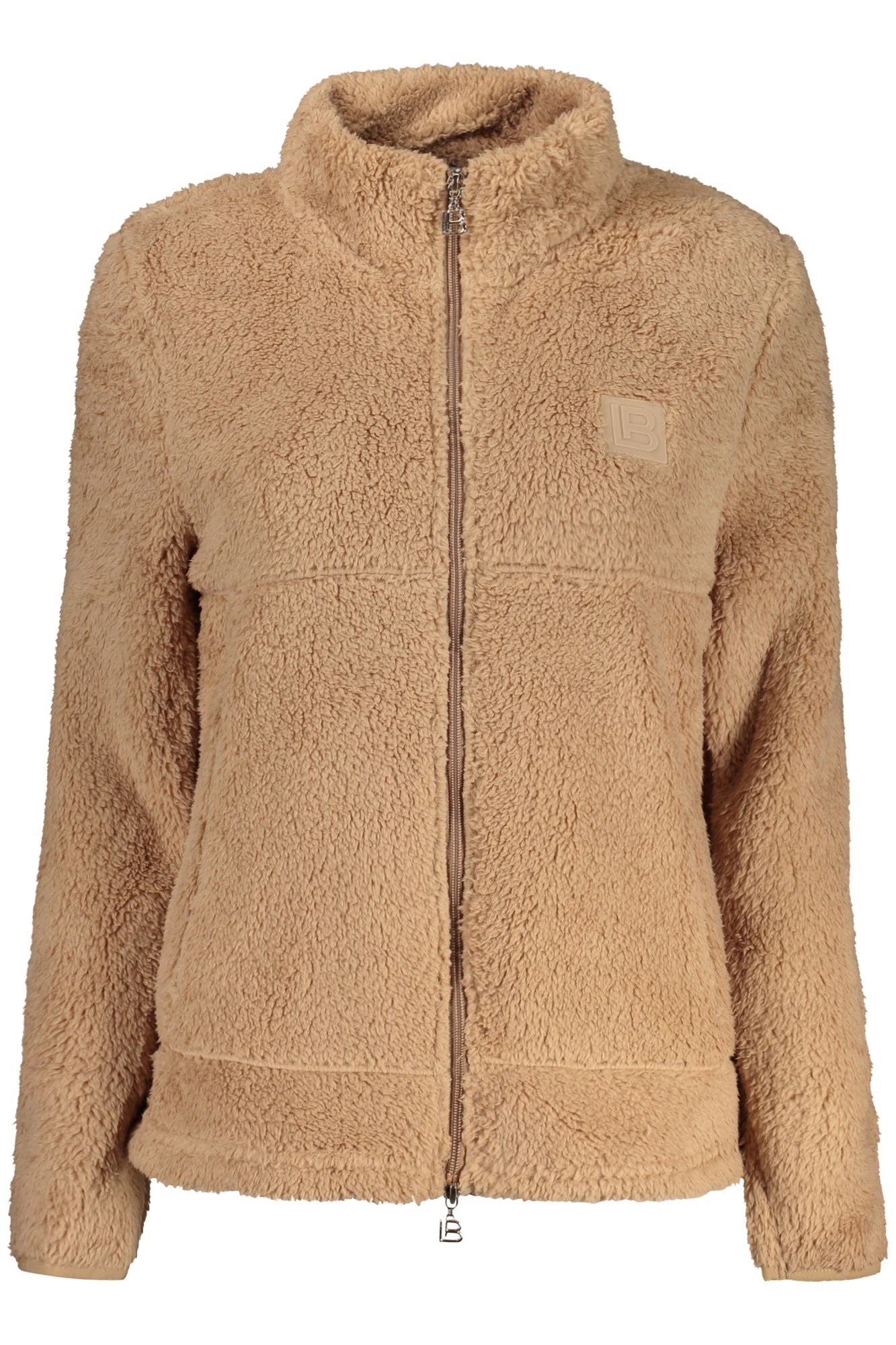 LAURA BIAGIOTTI FELPA CON ZIP DONNA MARRONE