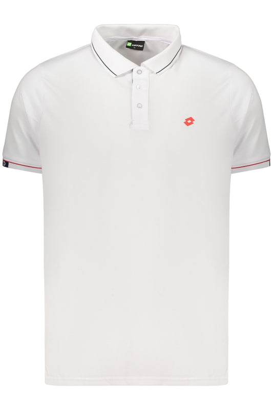 LOTTO POLO MANICHE CORTE UOMO BIANCO