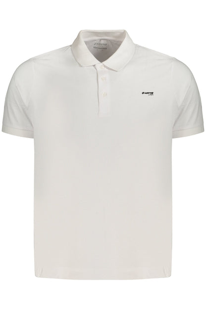 LOTTO POLO MANICHE CORTE UOMO BIANCO