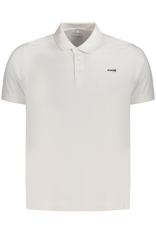 LOTTO POLO MANICHE CORTE UOMO BIANCO