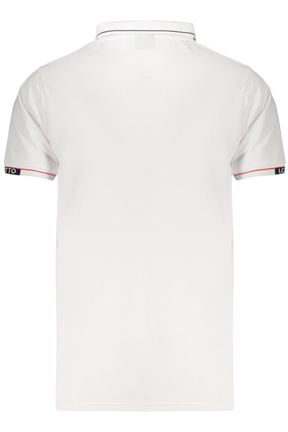 LOTTO POLO MANICHE CORTE UOMO BIANCO