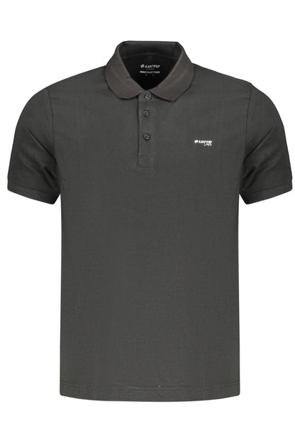 LOTTO POLO MANICHE CORTE UOMO NERO