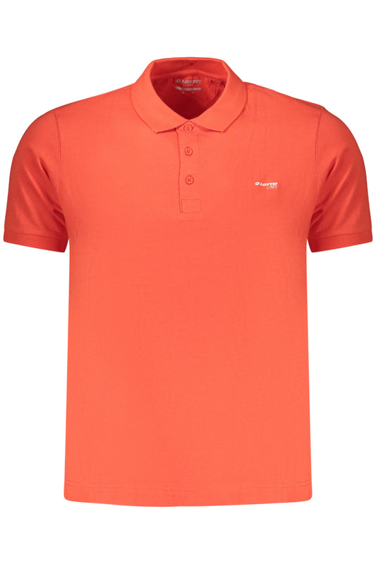 LOTTO POLO MANICHE CORTE UOMO ROSSO
