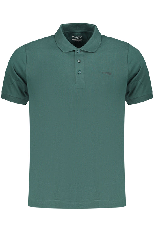 LOTTO POLO MANICHE CORTE UOMO VERDE