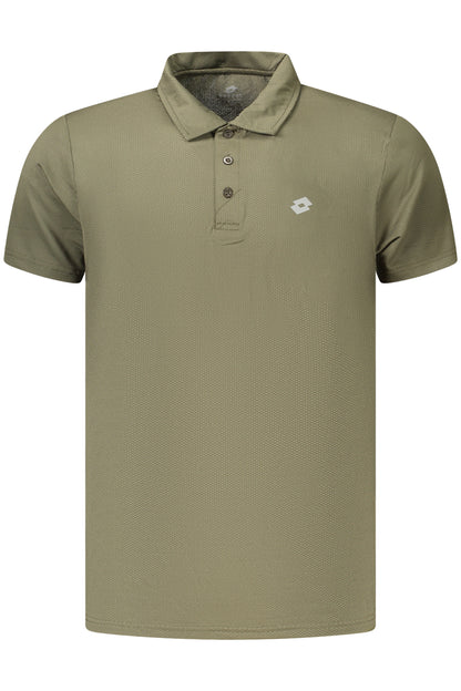 LOTTO POLO MANICHE CORTE UOMO VERDE